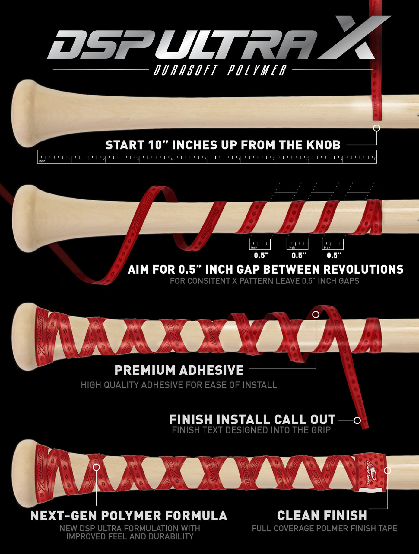 How to Wrap a Bat with Lizard Skins Bat Grips